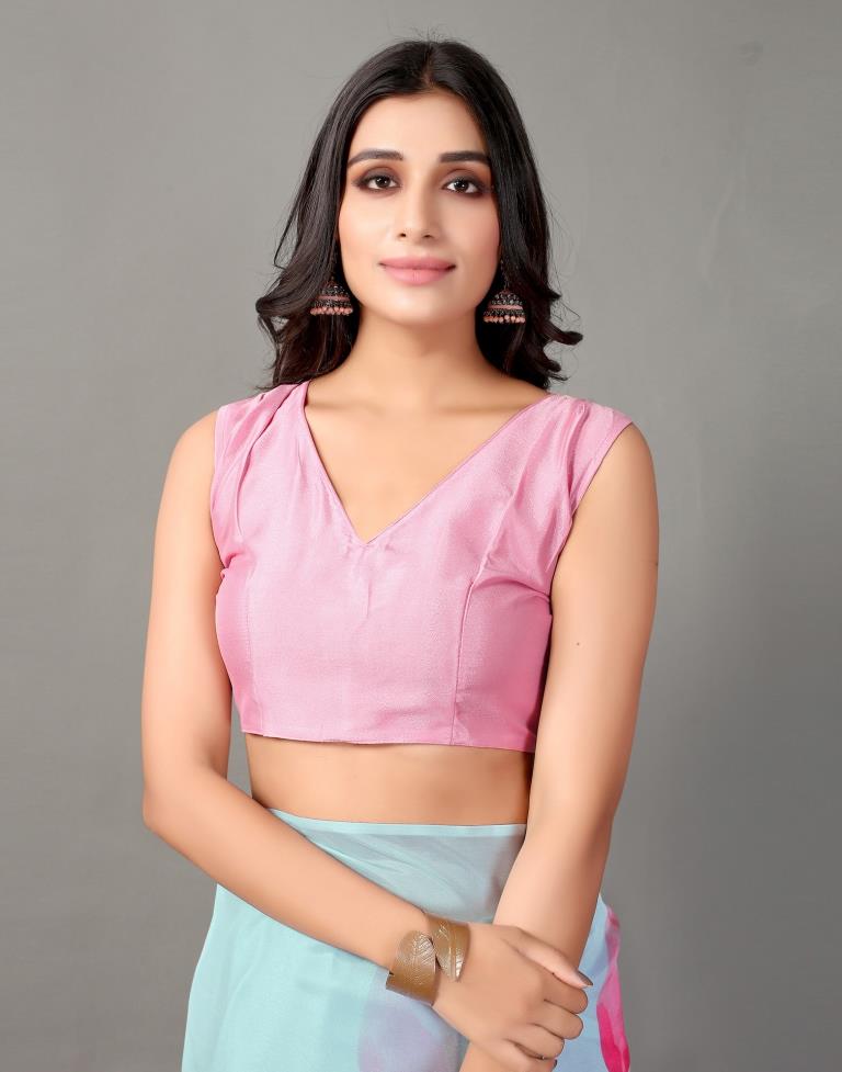 Light Blue Silk Saree