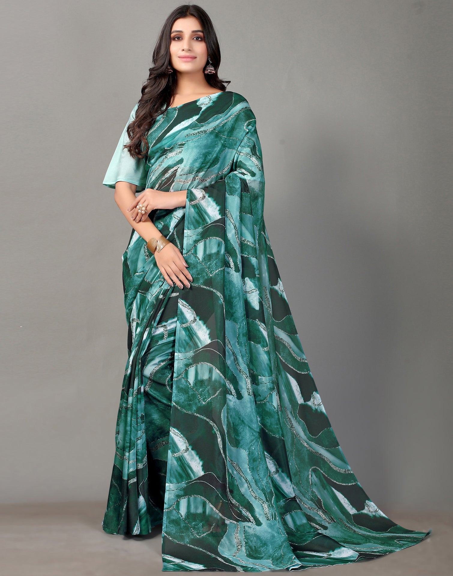 Multicolored Silk Saree