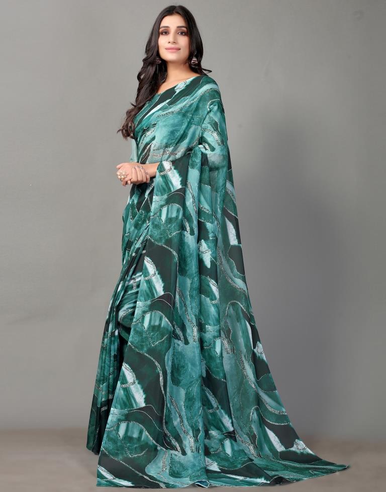 Multicolored Silk Saree