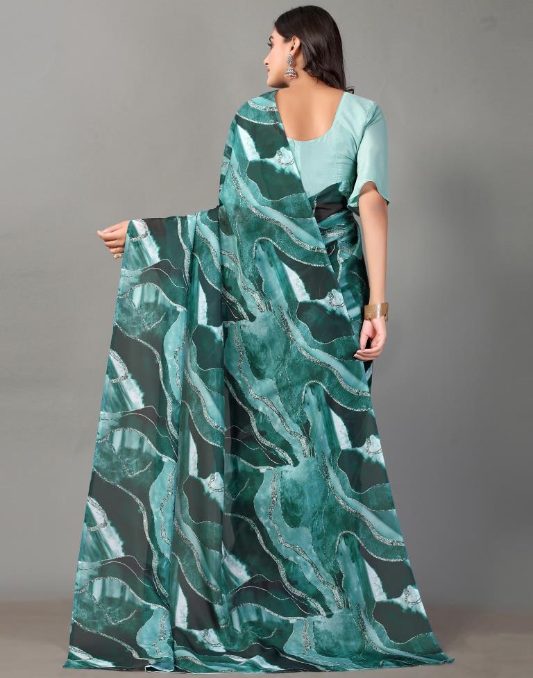 Multicolored Silk Saree