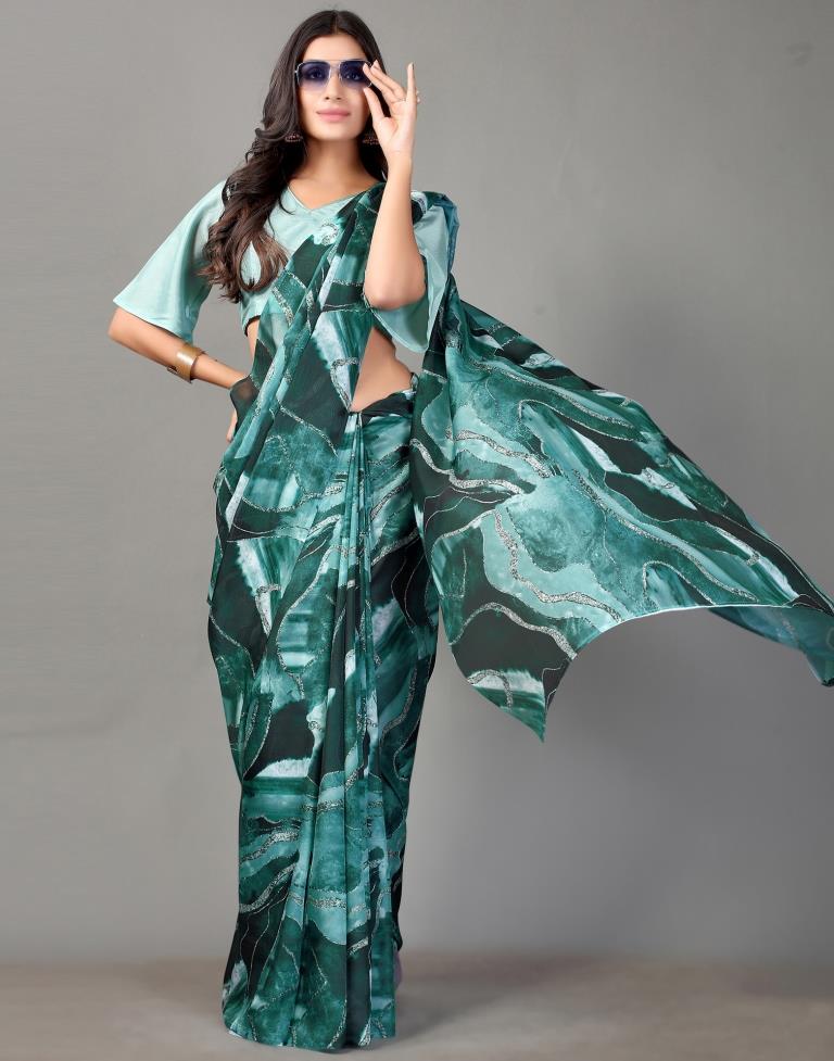 Multicolored Silk Saree