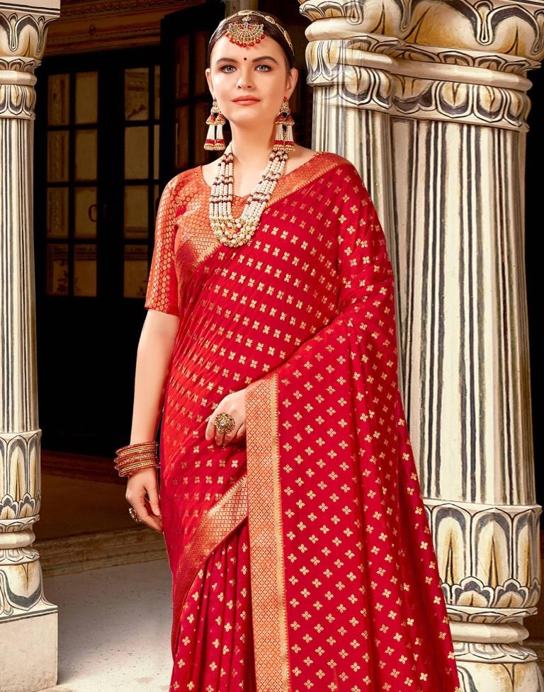 Red Silk Saree