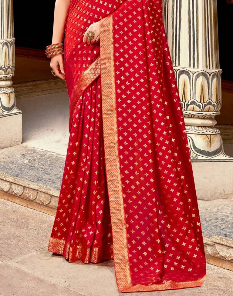 Red Silk Saree