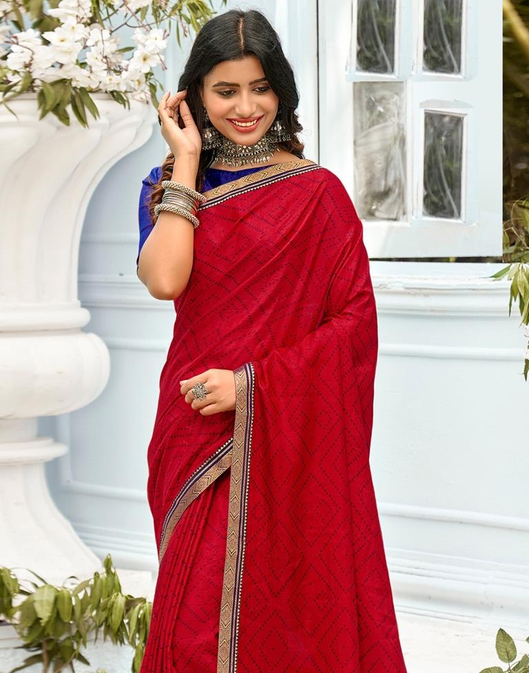 Red Silk Saree