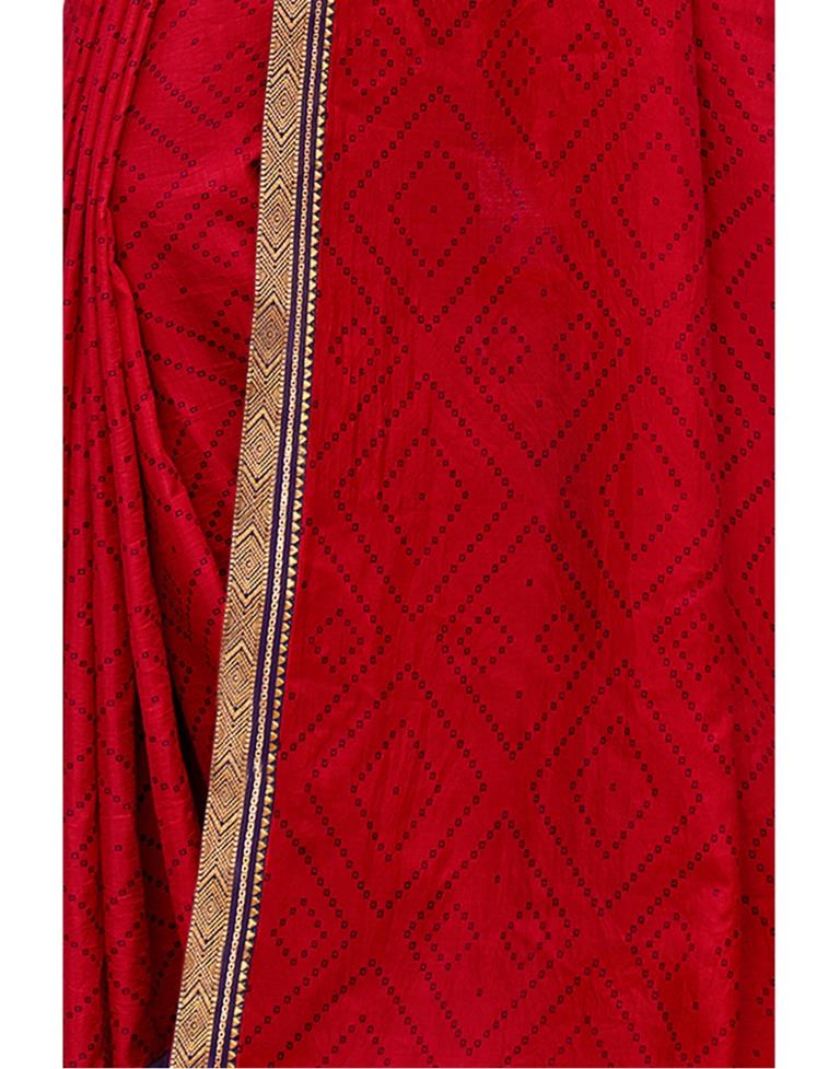 Red Silk Saree