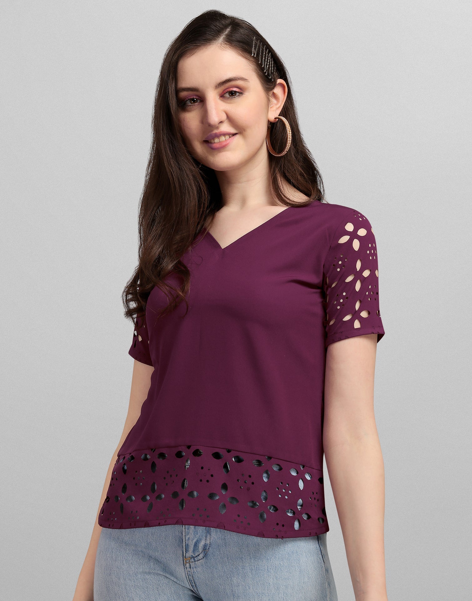 Wine Lacer Cut Top