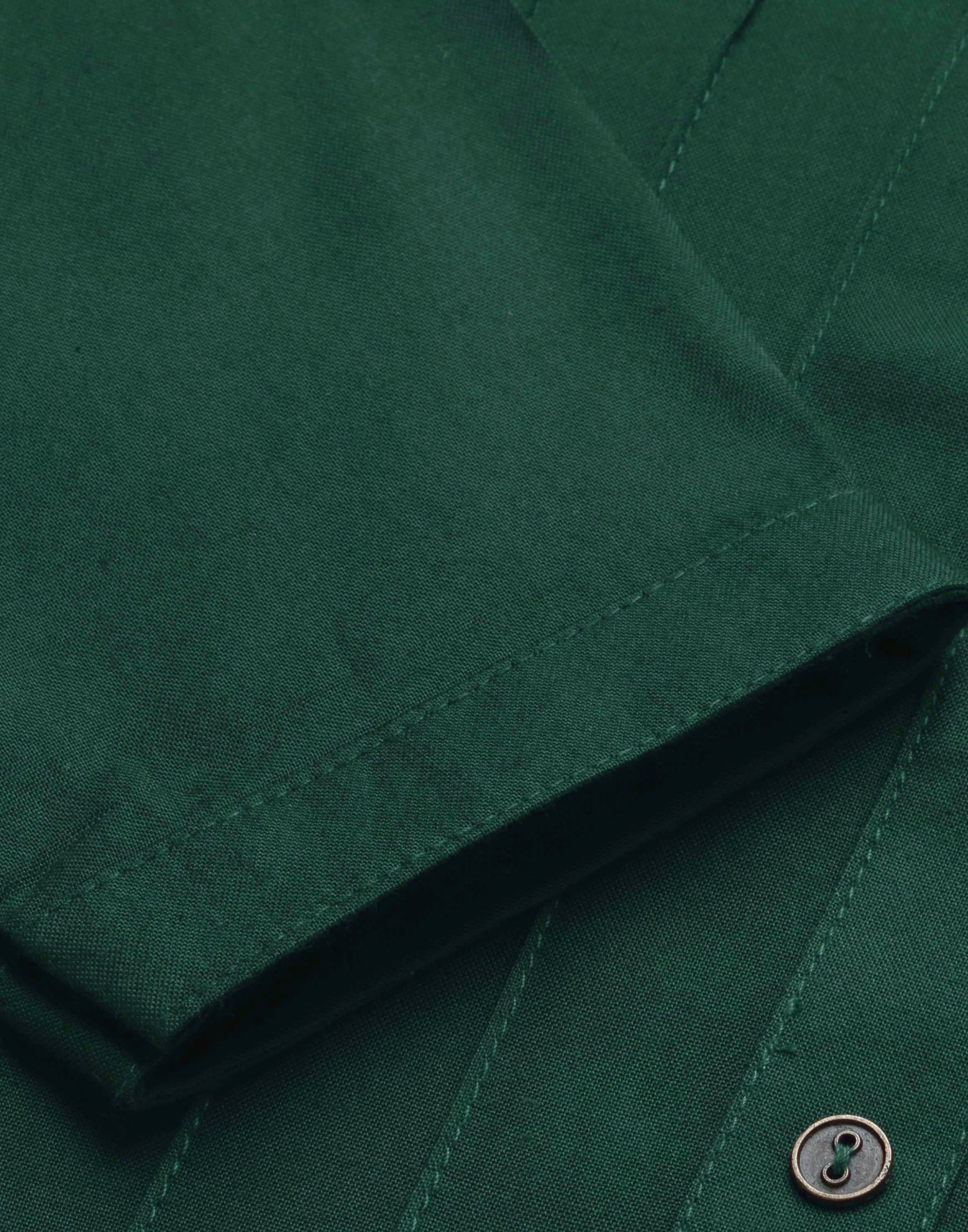 Bottle Green Pleated Tops