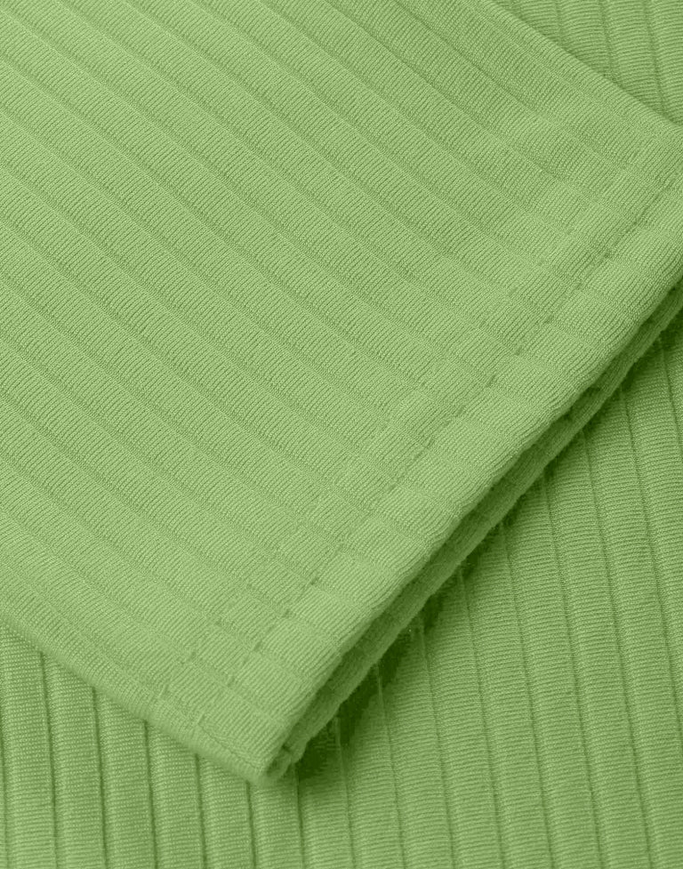 Pista Green Knitted Top