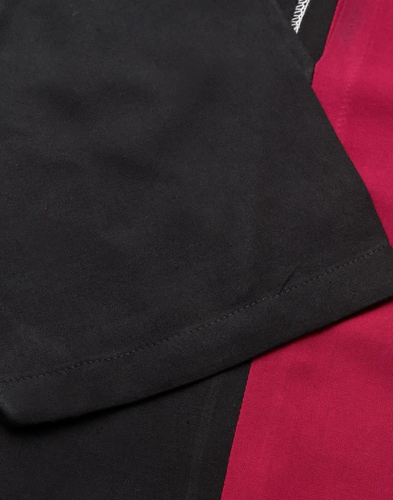 Color Block Keyhole Top