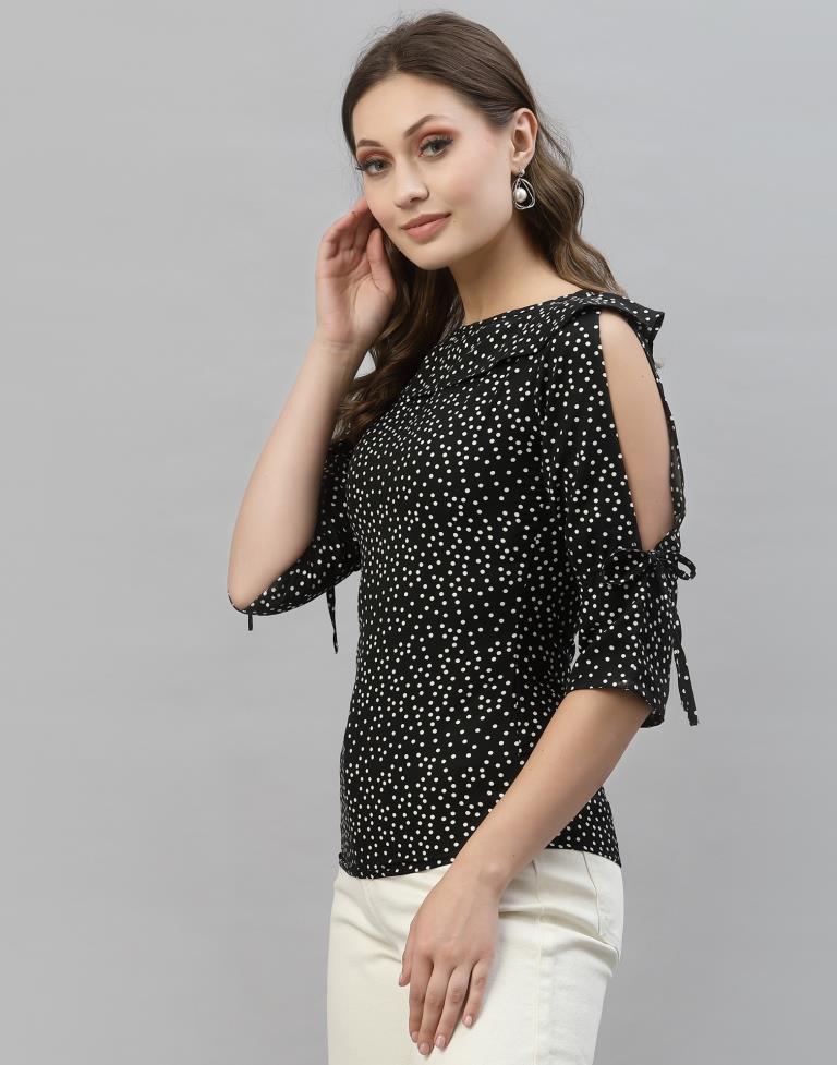 Black Polka Top