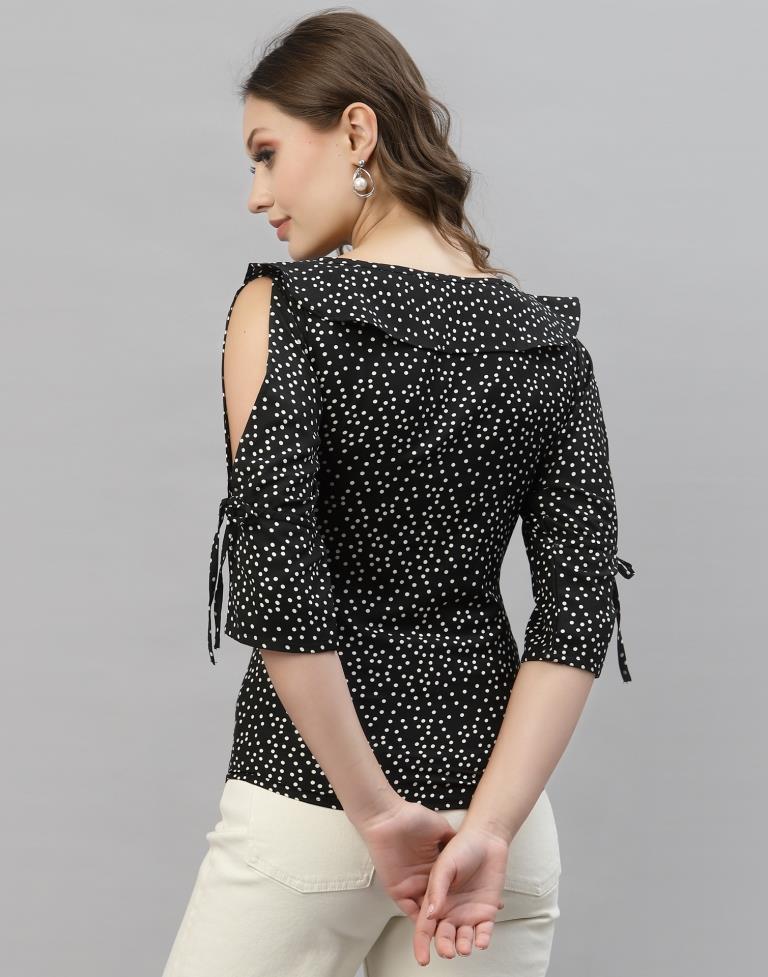 Black Polka Top