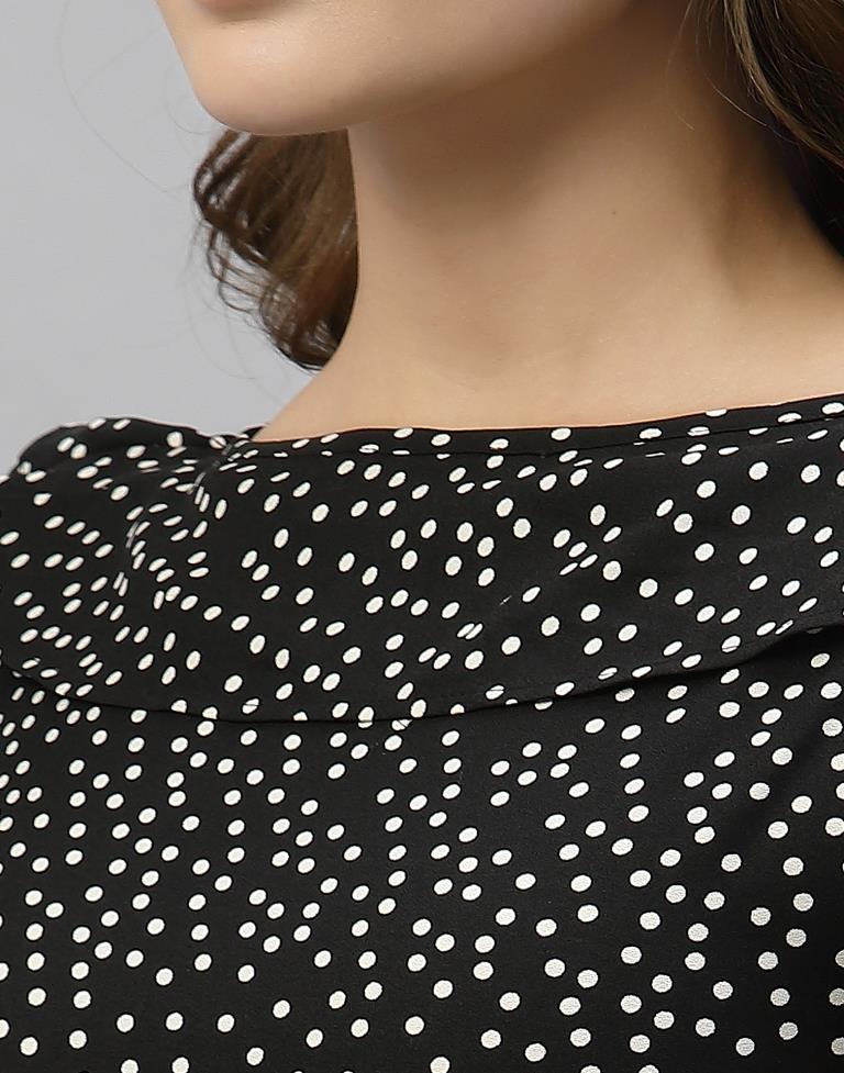 Black Polka Top