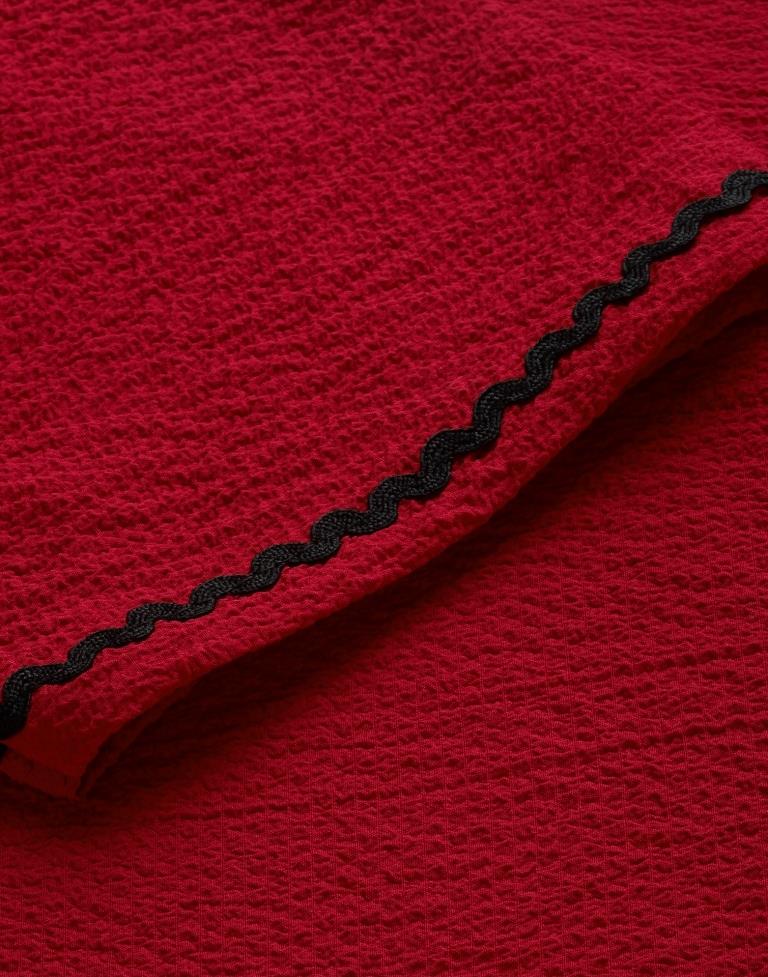 Red Solid Top