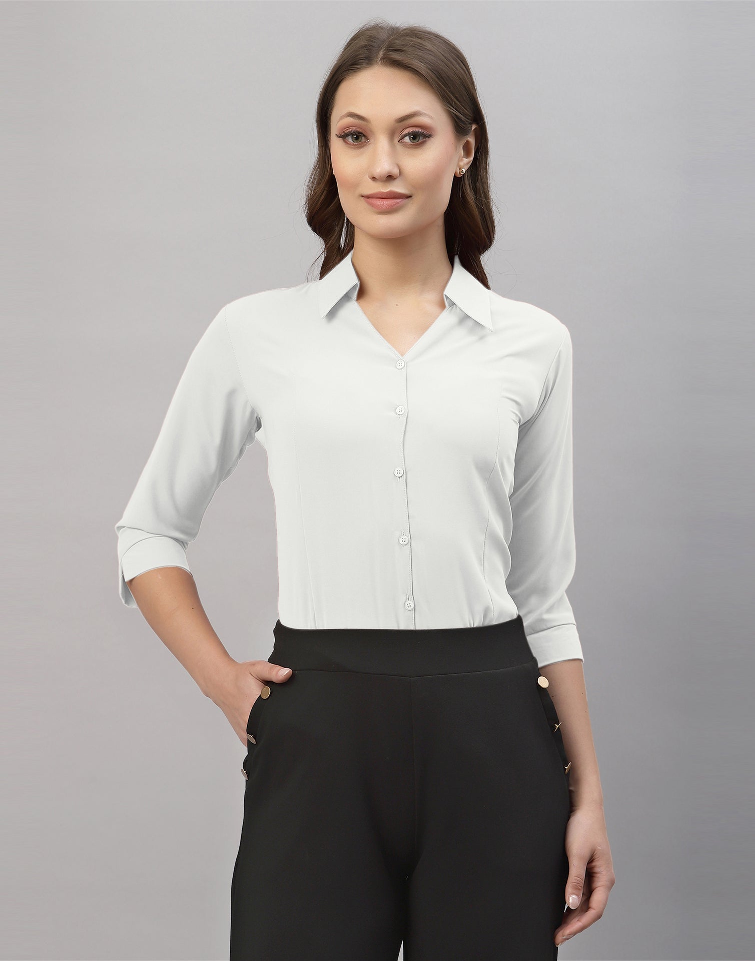 White Casual Shirt