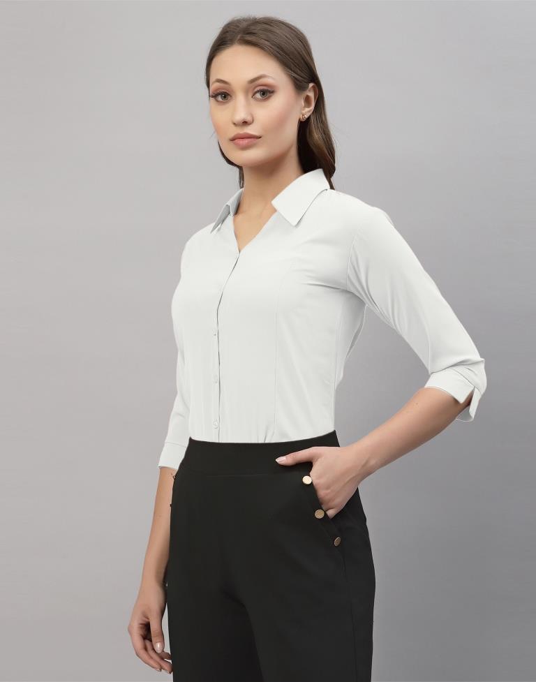 White Casual Shirt