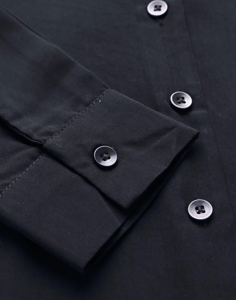 Black Solid Shirt