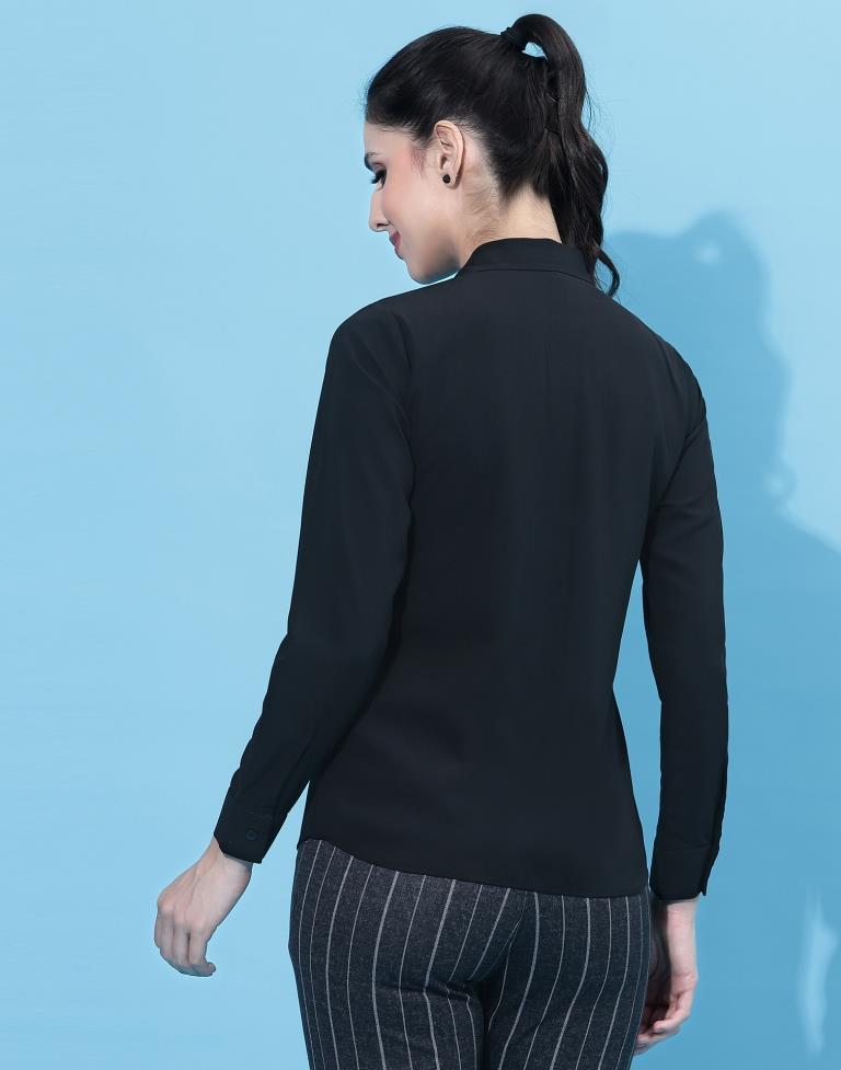 Black Solid Shirt