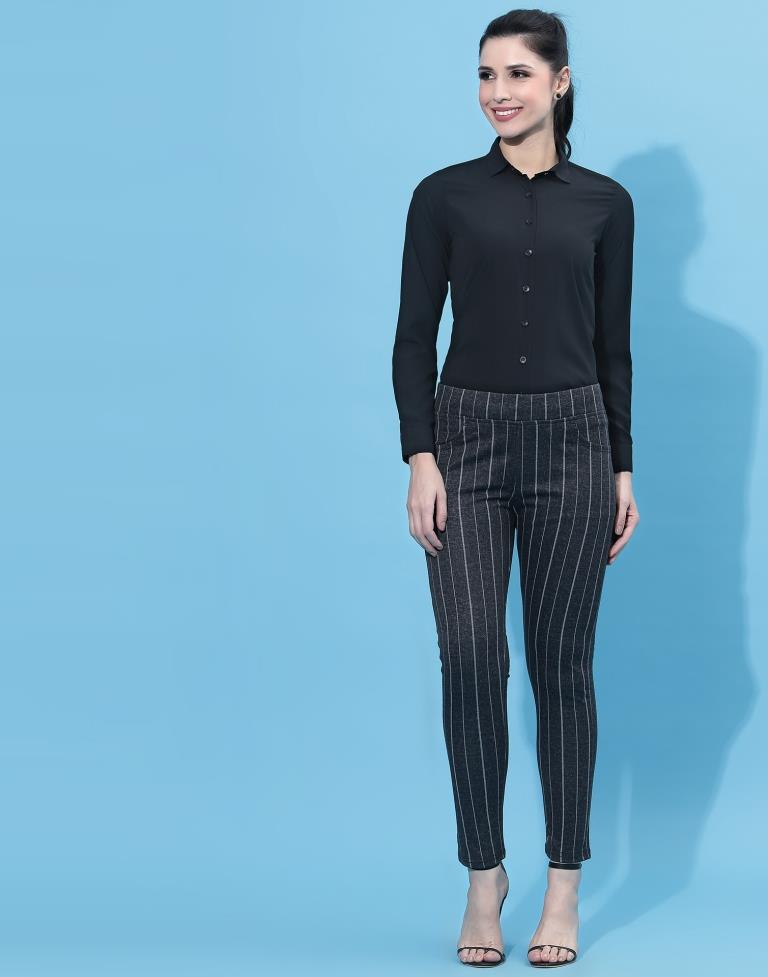 Black Solid Shirt