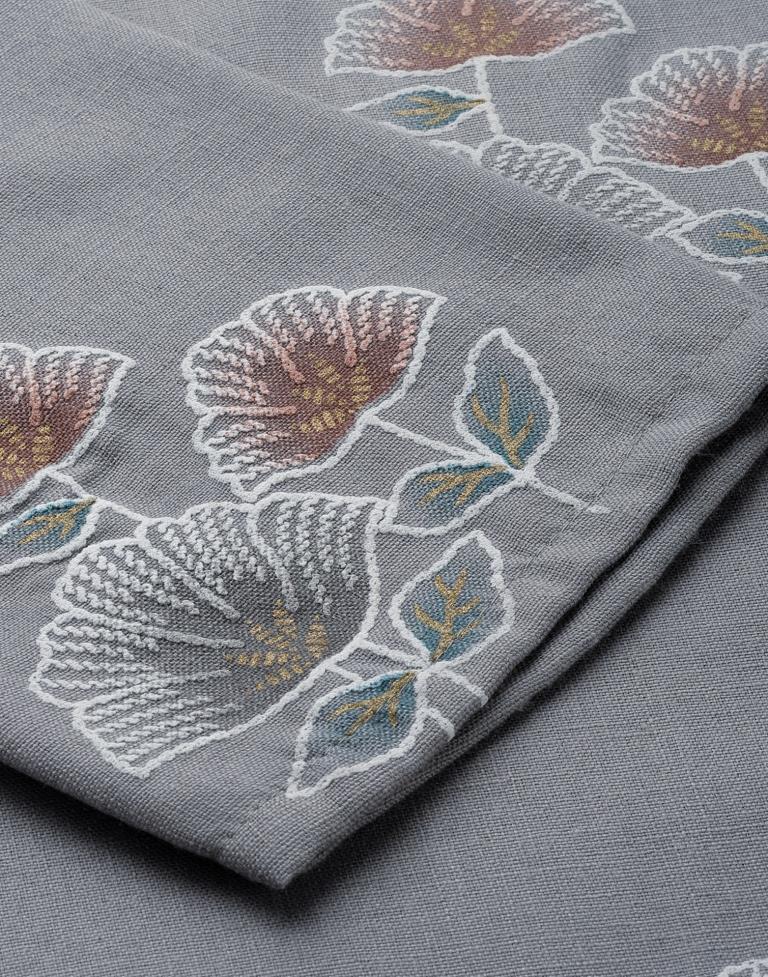 Grey Printed Kurti