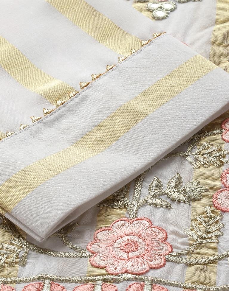 White Embridary Kurti