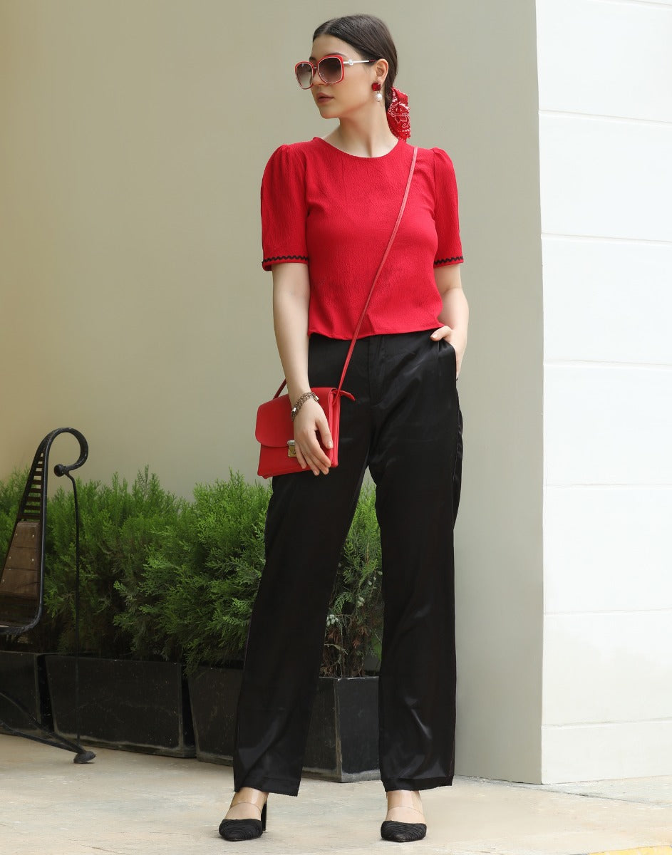 Red Solid Top