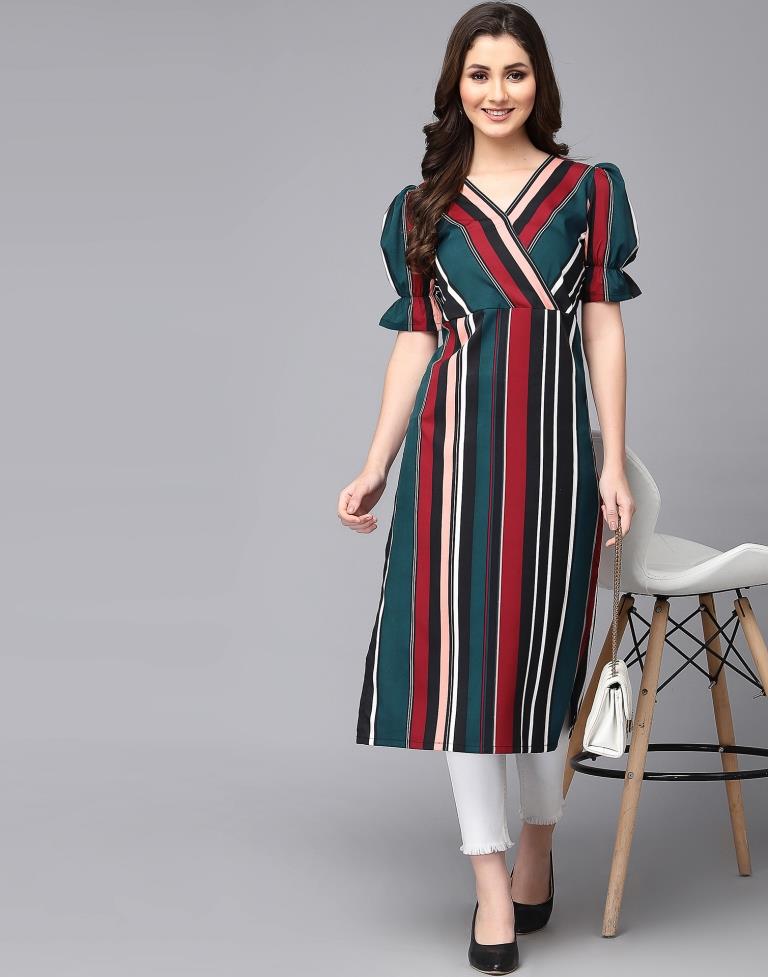 Multi-Coloured Printed Kurta