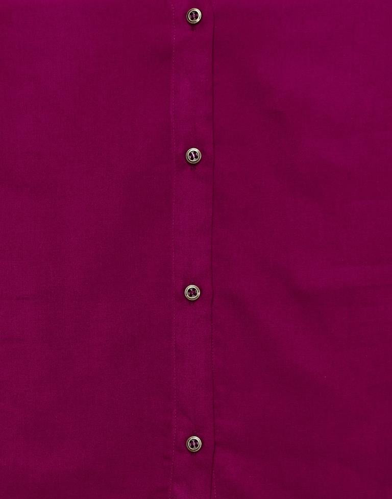Amazing Purple Coloured Dyed Rayon Tops | SLV117TK2639