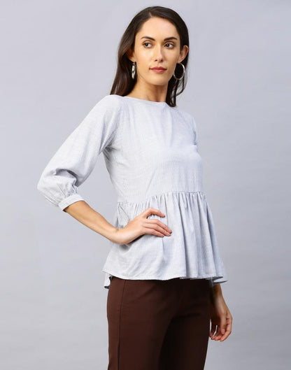 Whimsical White Coloured Woven Rayon Tops | SLV119TK2651