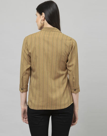 Dijon Mustard Cotton Top | SLV137TK2733