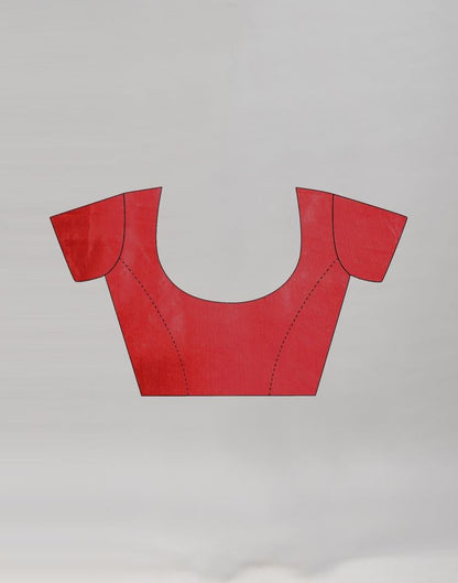 Voguish Red Printed Saree | 1977S536