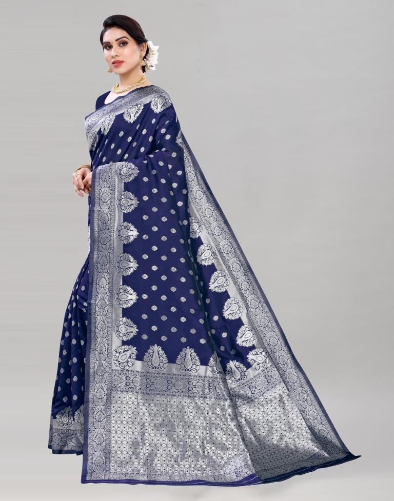 Blue Banarasi Saree | 1979S104