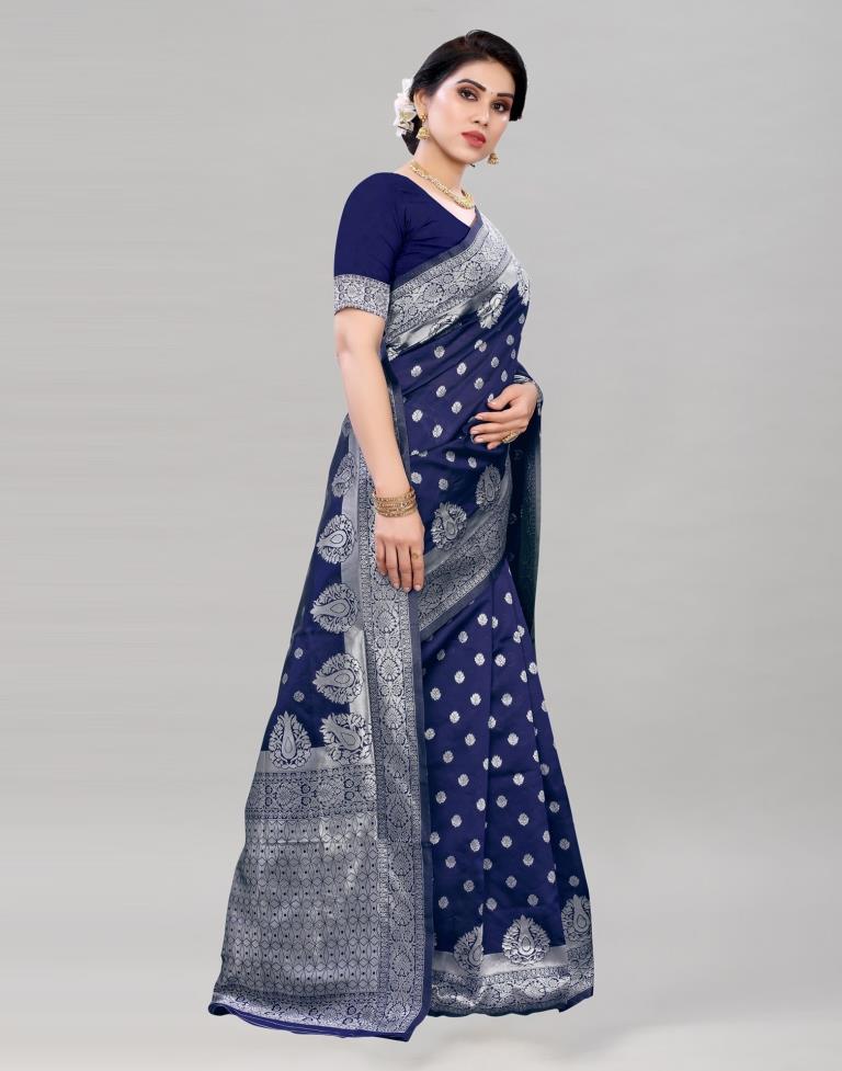 Blue Banarasi Saree | 1979S104