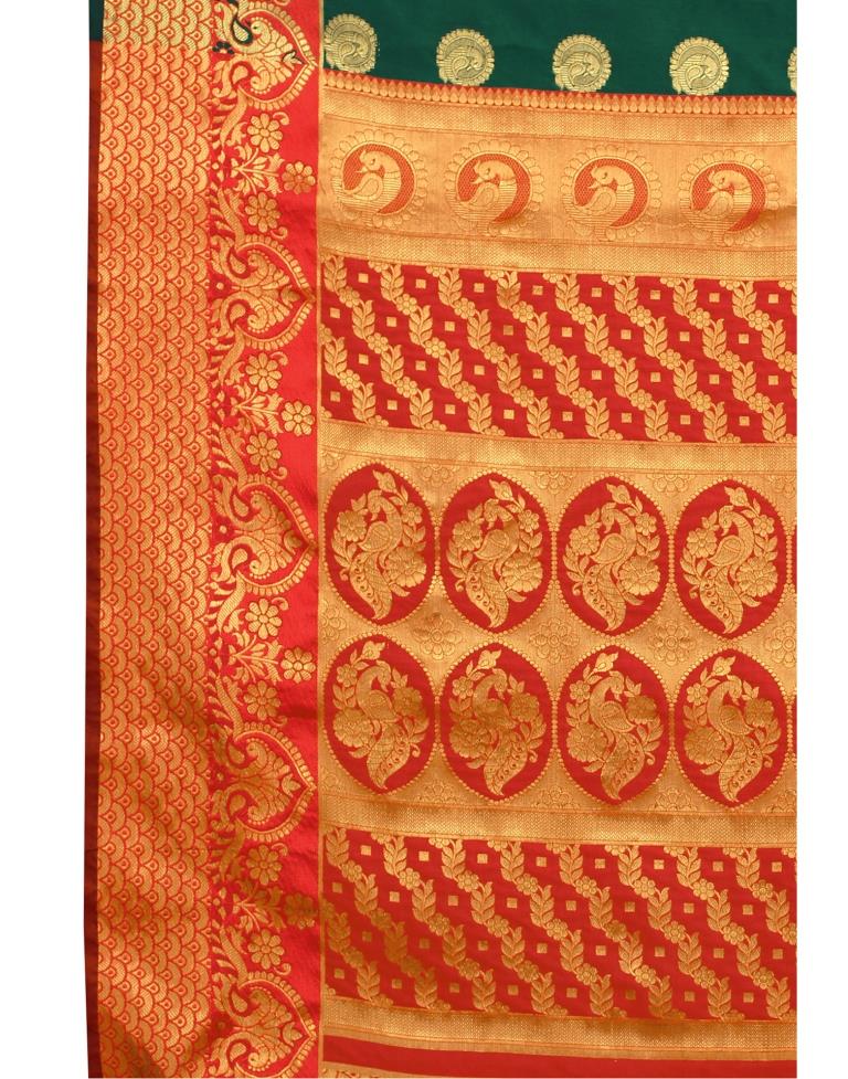 Green Banarasi Saree | 1980S111