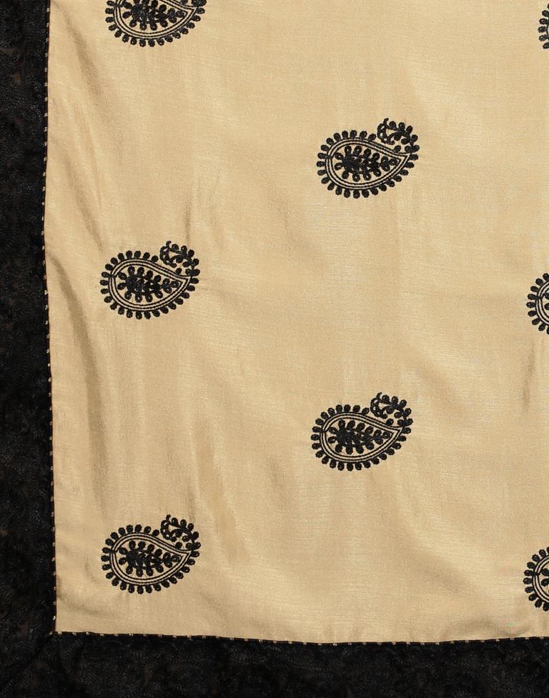 Brilliant Cream Silk Saree | 2039S826