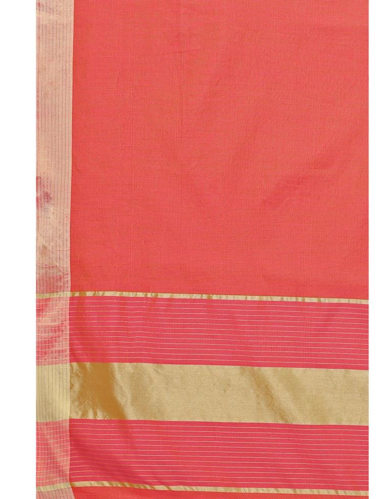 Ethereal Pink Cotton Saree | 2040S832