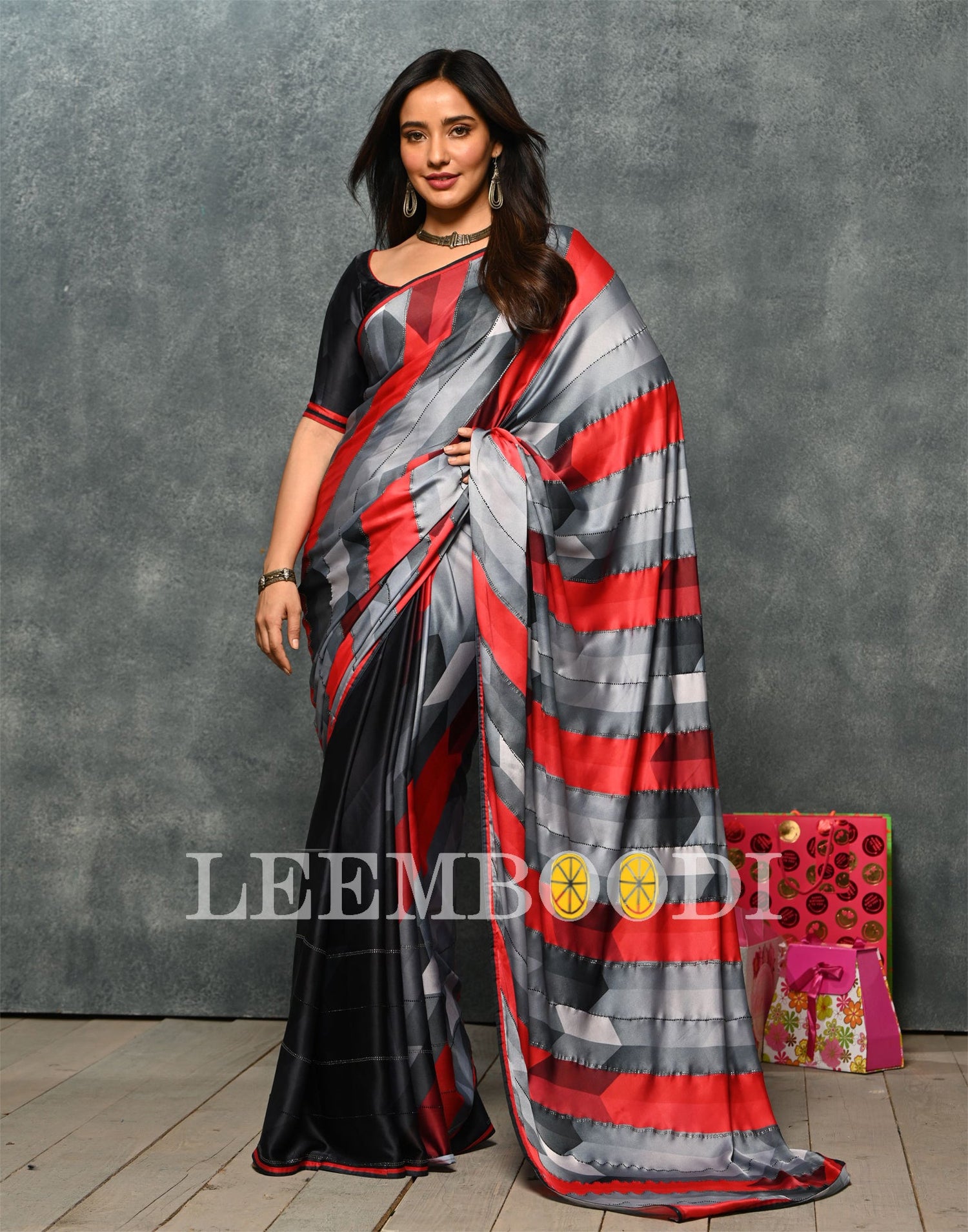Multicoloured Silk Saree