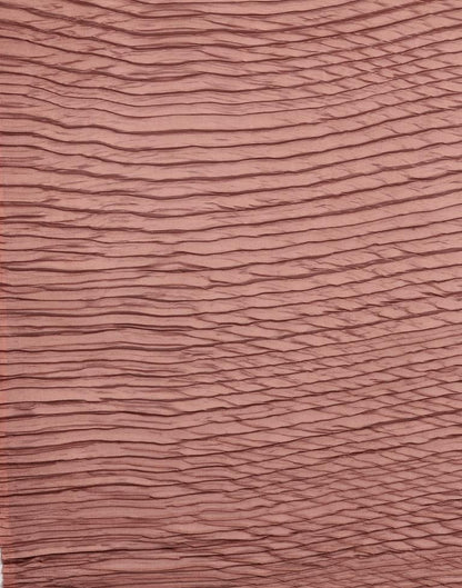 Tawny Brown Pleated Saree