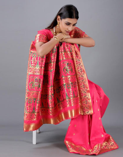 Pink Cotton Silk Saree | 2246S2028