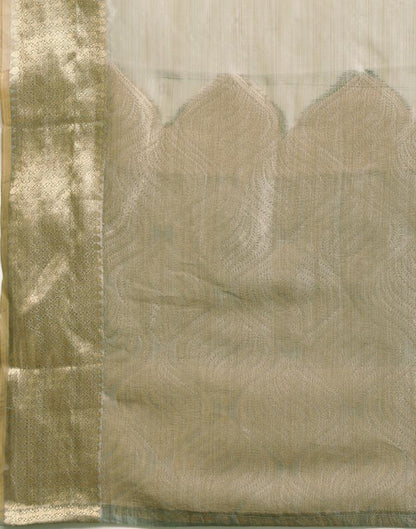 Grey Silk Saree