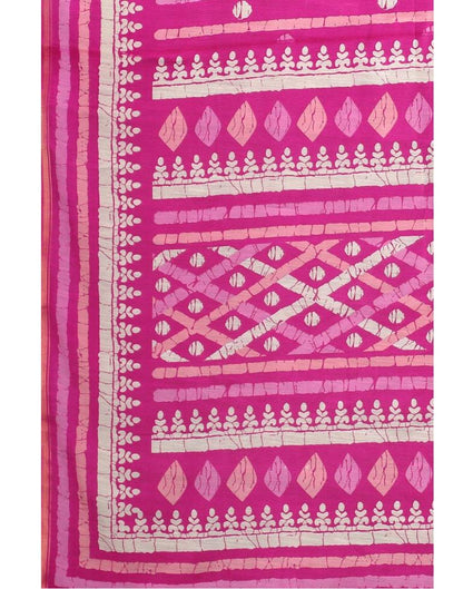 Pink Cotton Saree | 2308S122