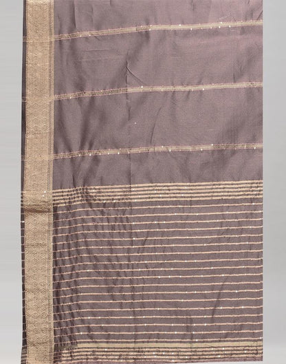 Rosewood Woven Organza Saree | 2309S132