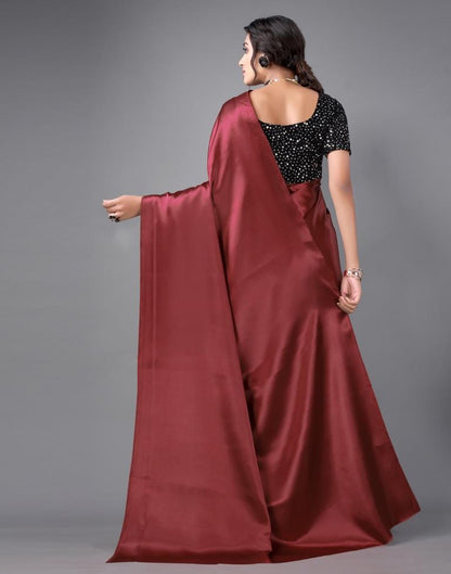 Maroon Silk Saree | 2311S111