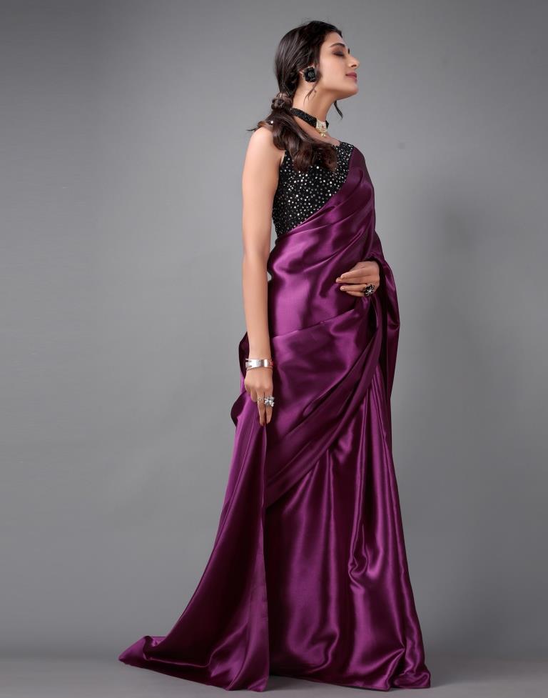 Magenta Silk Saree | 2311S116
