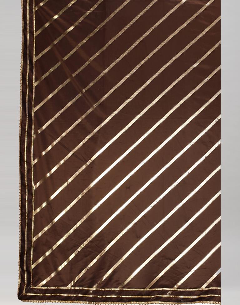 Brown Silk Saree | 2314S155