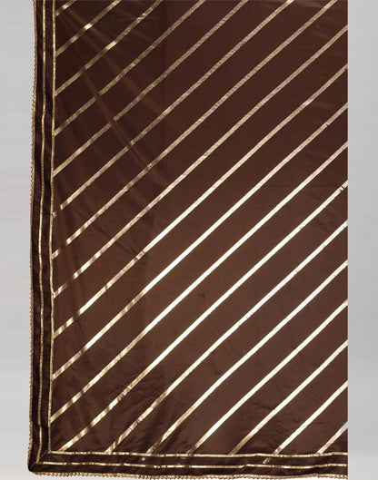 Brown Silk Saree | 2314S155