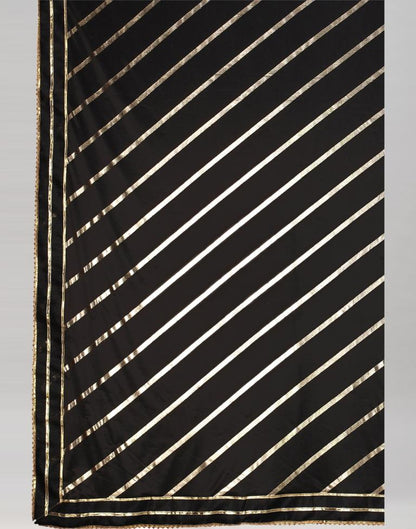 Black Silk Saree | 2314S158
