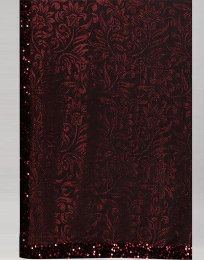 Maroon Woven Saree | 2324S211