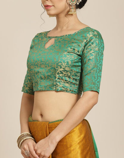 Turmeric Yellow Silk Saree