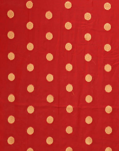Red Chiffon Saree