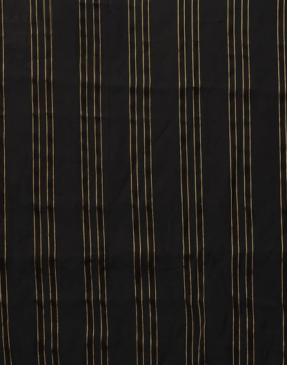 Black Chiffon Saree